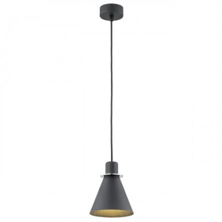 Lampa wisząca BEVERLY 4688 Argon Stożek czarny E27