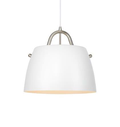 Lampa wisząca SPIN 1L Biały/Stal 107727 Design by Tom Stepp