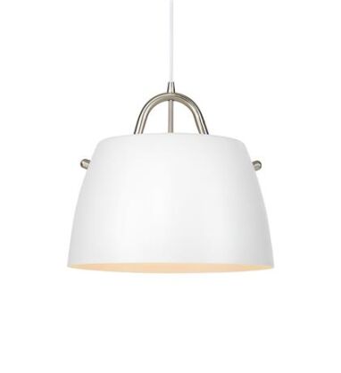Lampa wisząca SPIN 1L Biały/Stal 107727 Design by Tom Stepp