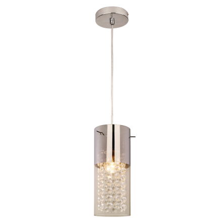 LAMPA WISZĄCA Zara 1 wisząca TRANSPARENTNY light prestige METAL / CHROM / KRYSZTAŁ / SZKŁO E14 / max 40W