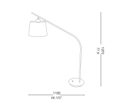 Lampa podłogowa Daddy PT1 110363 NOWOCZESNY IP20 E27 METAL Ideal Lux OPRAWA W STYLU NOWOCZESNYM  - 3