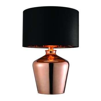 Lampa stołowa WALDORF szkło miedziane ENDON LIGHTING 61149