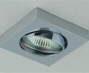 Oprawa sufitowa DARDO MOBILE ORLICKI DESIGN kwadrat techniczna w kolorze chromu ruchome oczko 
