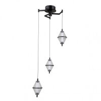 Lampa wisząca Fuente PND-34395-3-BK Italux