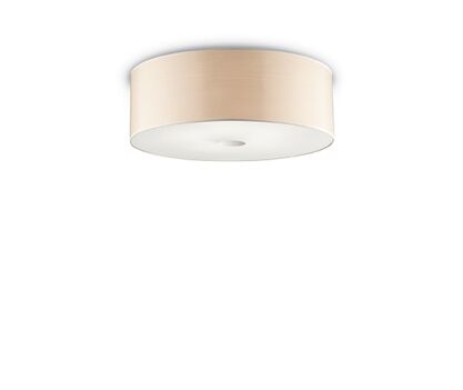 Plafon Woody PL5 090863 NOWOCZESNY IP20 E27 METAL  Ideal Lux OKRĄGŁA OPRAWA 