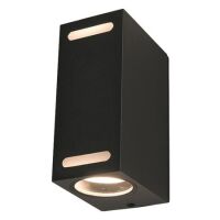 Kinkiet zewnętrzny ASSOS 9124 Nowodvorski Czarny wys. 15 cm