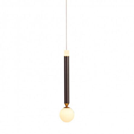 Lampa wisząca LAON PND-2018109-1 Italux Art deco kawowa
