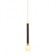 Lampa wisząca LAON PND-2018109-1 Italux Art deco kawowa