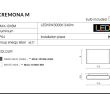 Kinkiet CREMONA M IP54 LED 10W  szary zewnetrzny świeci góra dól - 3