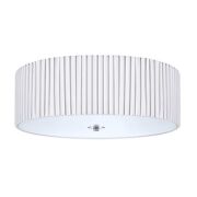 Plafon JACKIE 107862 Markslojd Karbowany okrągły biały o średnicy 45,5 cm