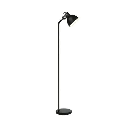 LAMPA PODŁOGOWA lampa wewnętrzna ZUMA LINE LINO FLOOR F16026 W KOLORZE Czarnym NOWOCZESNY  