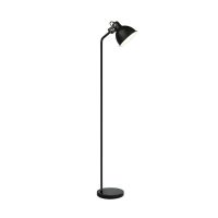 LAMPA PODŁOGOWA lampa wewnętrzna ZUMA LINE LINO FLOOR F16026 W KOLORZE Czarnym NOWOCZESNY  