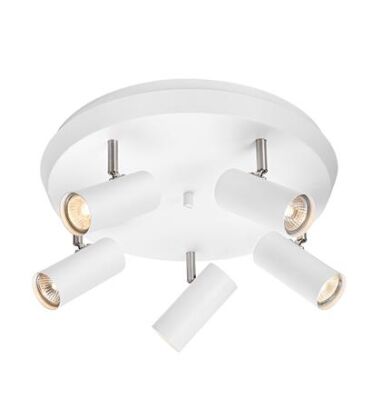 Lampa sufitowa TORINO 5L Biały/Stal 107781