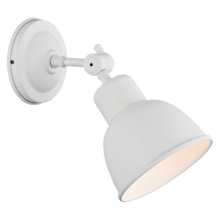 Kinkiet EUFRAT 3182 Argon Metalowy regulowany BIAŁY
