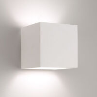 Lampa ścienna astro PIENZA 0917 prostokąt biały gips do malowania świeci obustronnie 1196001
