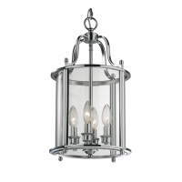 Lampa wisząca New York - P04550CH COSMO Light kształtem przypomina latarnię wykonana w stylu nowojorskim