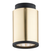 Plafon HERMAN 4280 Argon Złoty abażur tuba średnica 10 cm