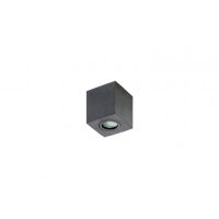 Lampa sufitowa techniczna Plafon Brant SQUARE AZ2878 IP44 AZzardo  oprawa w kolorze czarnym kostka
