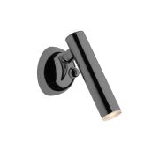 KINKIET ZUMA LINE LOYA W0461-01A-L8L8 regulowany czarny błyszczący LED