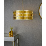 Lampa wisząca  ELDORA złota ENDON LIGHTING 90299   - 2
