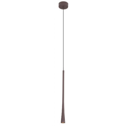 Lampa wisząca Coffe P0337 MAXlight brązowa tuba długa nowoczesna
