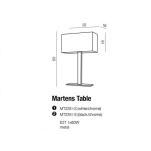 Lampa stołowa MARTENS TABLE BAŁA Azzardo AZ1527 - 5