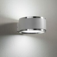 Kinkiet RETI/K 104 ELKIM Świeci góra-dół czarna lub biała tuba z aluminiowym lub złotym pierścieniem LED 3000K
