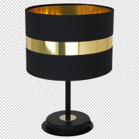 Lampa stołowa PALMIRA BLACK/GOLD MILAGRO MLP6322 