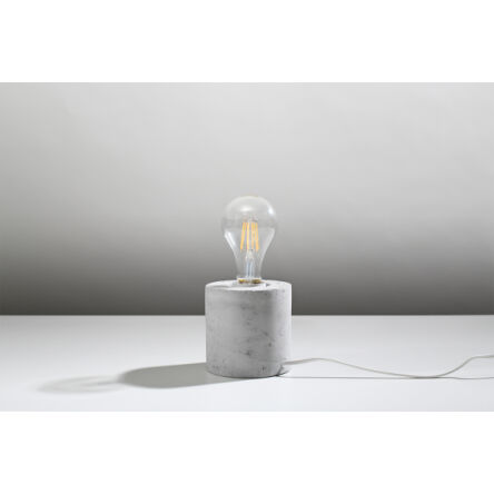 LAMPA STOŁOWA SALGADO BETON LAMPA BIURKOWA BETONOWY WALEC MINIMALISTYCZNA W STYLU INDUSTRIALNYM NOWOCZESNA SL.0680 SOLLUX
