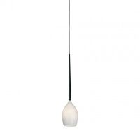 Lampa wisząca Izza 1 Shiny White AZzardo MD1288-1W AZ0131 biały szklany klosz nowoczesny