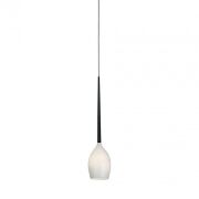 Lampa wisząca Izza 1 Shiny White AZzardo MD1288-1W AZ0131 biały szklany klosz nowoczesny