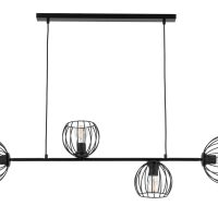 Lampa wisząca MADAM 4 SIGMA 32371 CZARNA RETRO