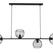 Lampa wisząca MADAM 4 SIGMA 32371 CZARNA RETRO