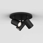 Lampa sufitowa Ascoli Triple Round 1286082 Astro Regulowane reflektorki czarna