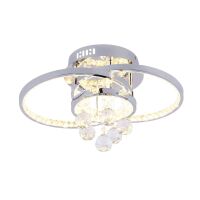 Plafon CASTI 18143 ZumaLine Elegancki w kolorze chromu LED 23W