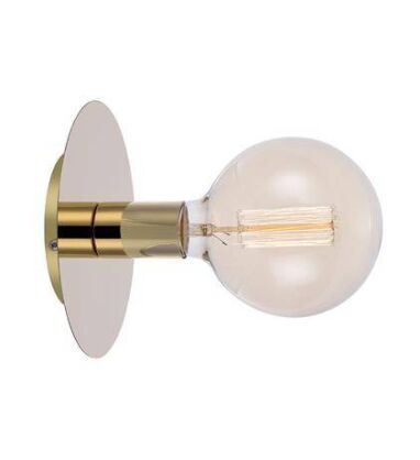 Kinkiet / plafon Disc 106154 Markslojd złota lampa talerzyk