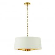 Lampa wisząca HARVEY satynowe złoto/biały ENDON LIGHTING 67667 