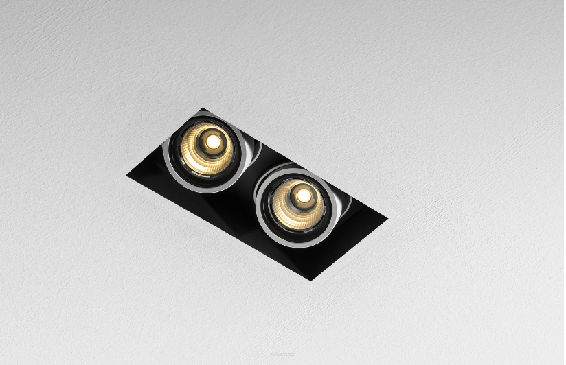 Lampa sufitowa wpuszczana Multiva Evo 60.2 Trimless LED 6.5W On-Off Labra 4.1854 Elegancka podwójna 