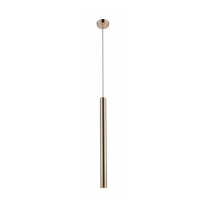 LAMPA WISZĄCA ZUMA LINE LOYA PENDANT P0461-01A-F7F7 TUBA ZŁOTA DŁUGA LED