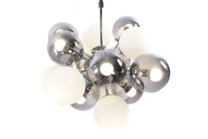 Lampa wisząca NEOPSIS LDP 1137-17 Lumina Deco nowoczesna biały chrom