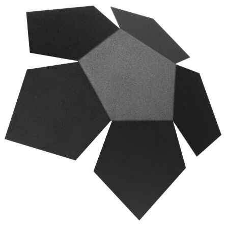 Kinkiet PENTA Czarny SL.0423 Sollux