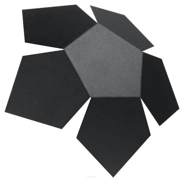 Kinkiet PENTA Czarny SL.0423 Sollux
