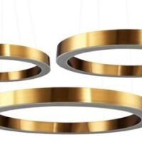 LAMPA WISZĄCA CIRCLE 40+60+80 LED MOSIĄDZ NA 1 PODSUFITCE step into design
