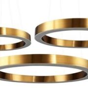 LAMPA WISZĄCA CIRCLE 40+60+80 LED MOSIĄDZ NA 1 PODSUFITCE step into design