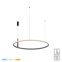 22808-WOOD CLAUD LAMPA WISZĄCA CZARNA ZUMALINE