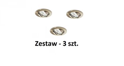 Lampa wpuszczana  SWING FI1 BRĄZ Ideal Lux  083186  okrągła aluminiowa ramka kolor brązu  wymaga wbudowania w ścianę 3 szt