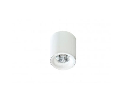Lampa sufitowa techniczna Plafon Mane AZ2845 AZzardo okrągła oprawa w kolorze białym tuba 3000K/4000K