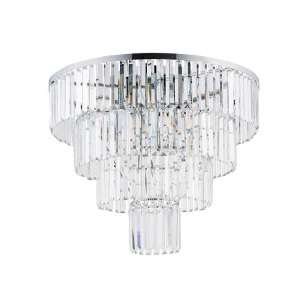 Plafon Cristal 12xE14 chrom/kryształ 7631