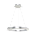 Lampa wisząca CARLO PL200910-500-SL Zuma Line Okręg srebrny szczotkowany 50 cm - 2
