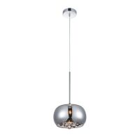 Lampa wisząca Burn 1 chrome/crystal AZ3082